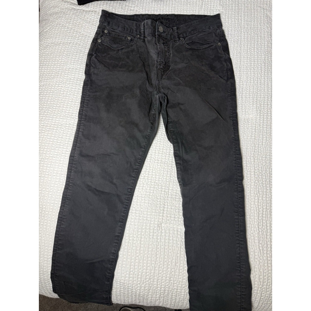 American Eagle Pants Mens 31x30 Black Skinny Flex soft twill Chino pants